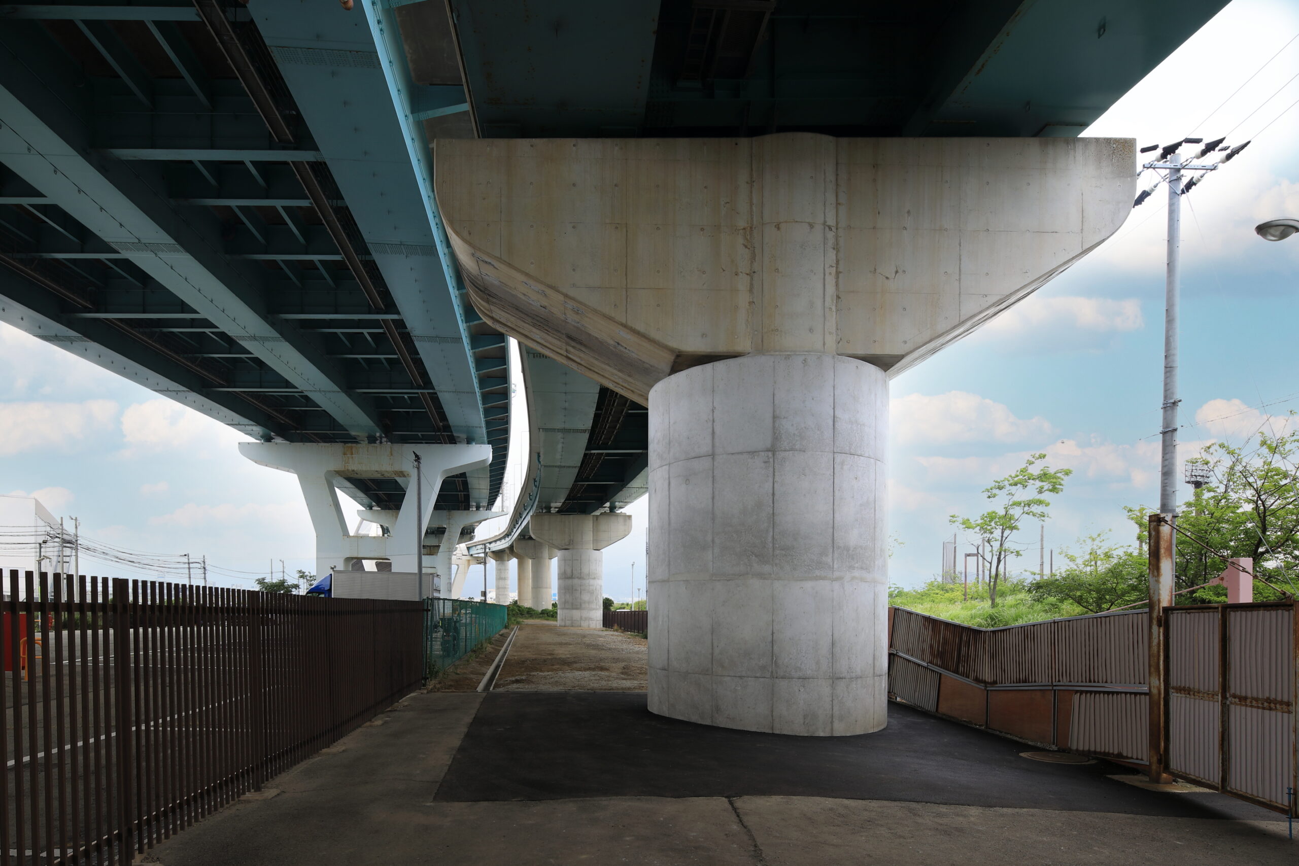 画像：（一）芦屋鳴尾浜線　西宮港大橋　橋梁耐震補強工事